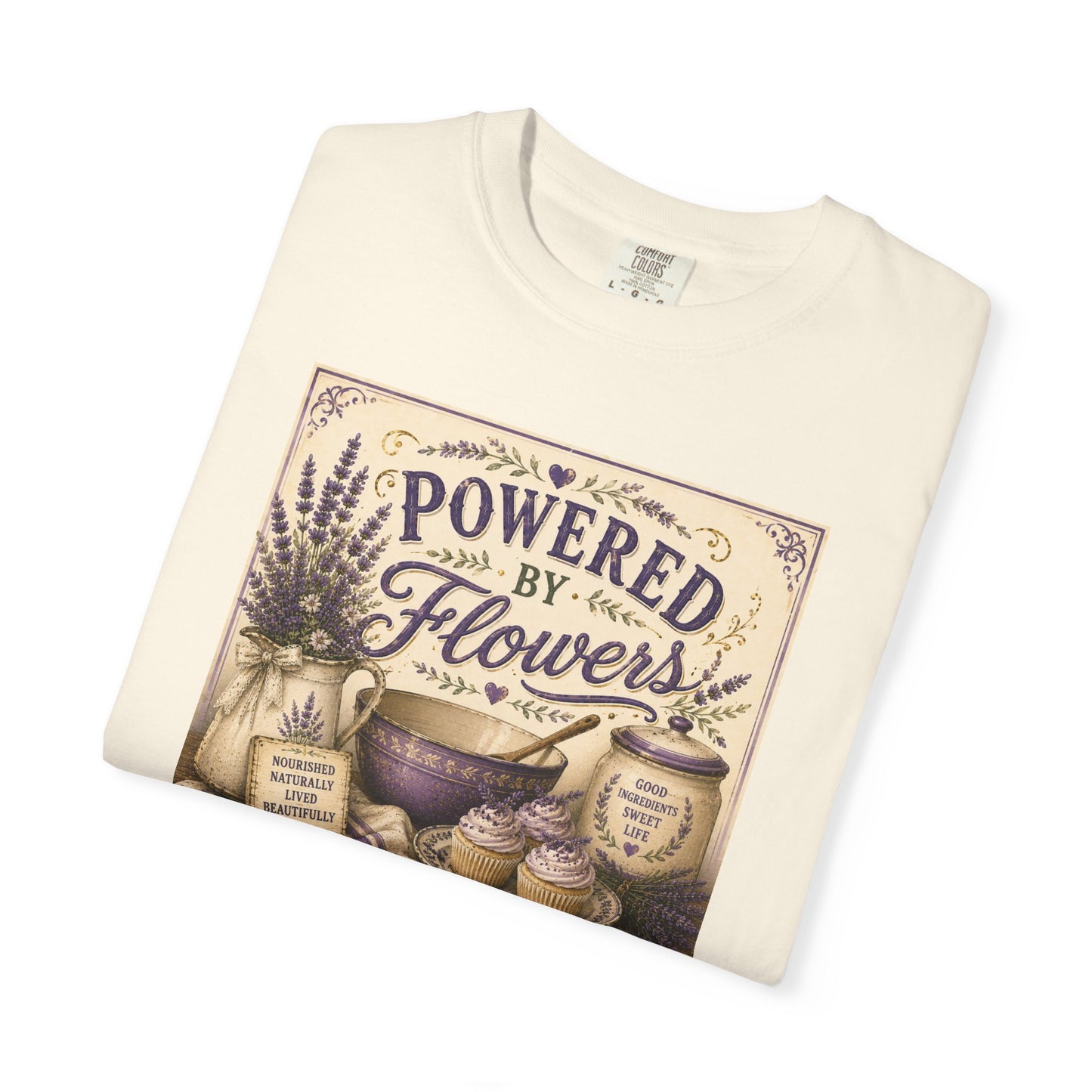 The Cottage Collection: Powered By Flowers TShirt