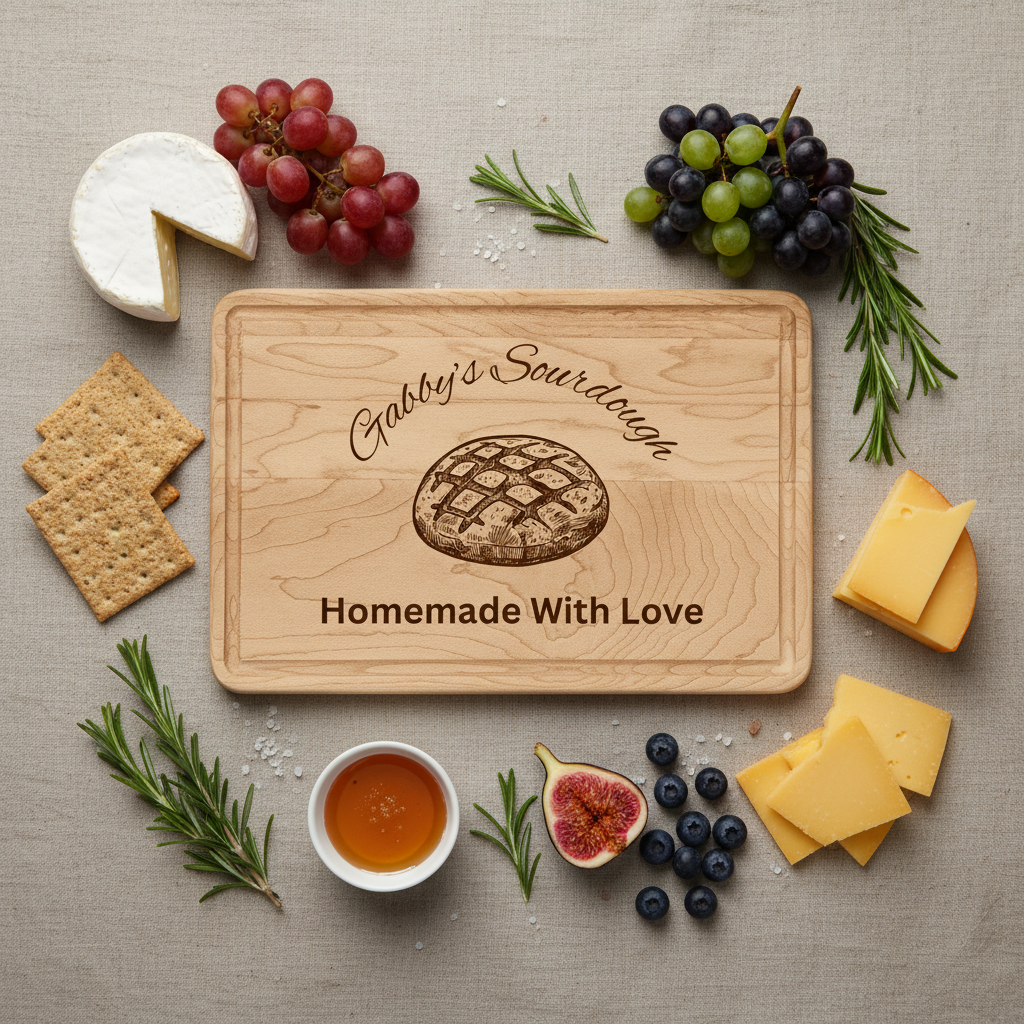 Sourdough Personalized Cutting/Chacuterie Board