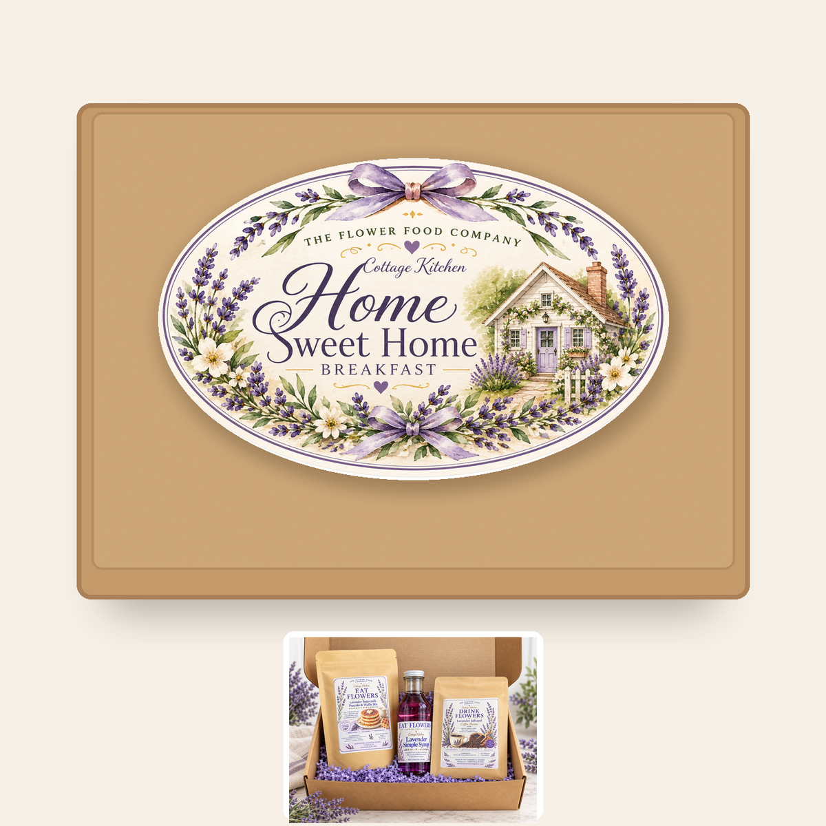 Lavender Breakfast Gift Box | Newlywed & Housewarming Gift