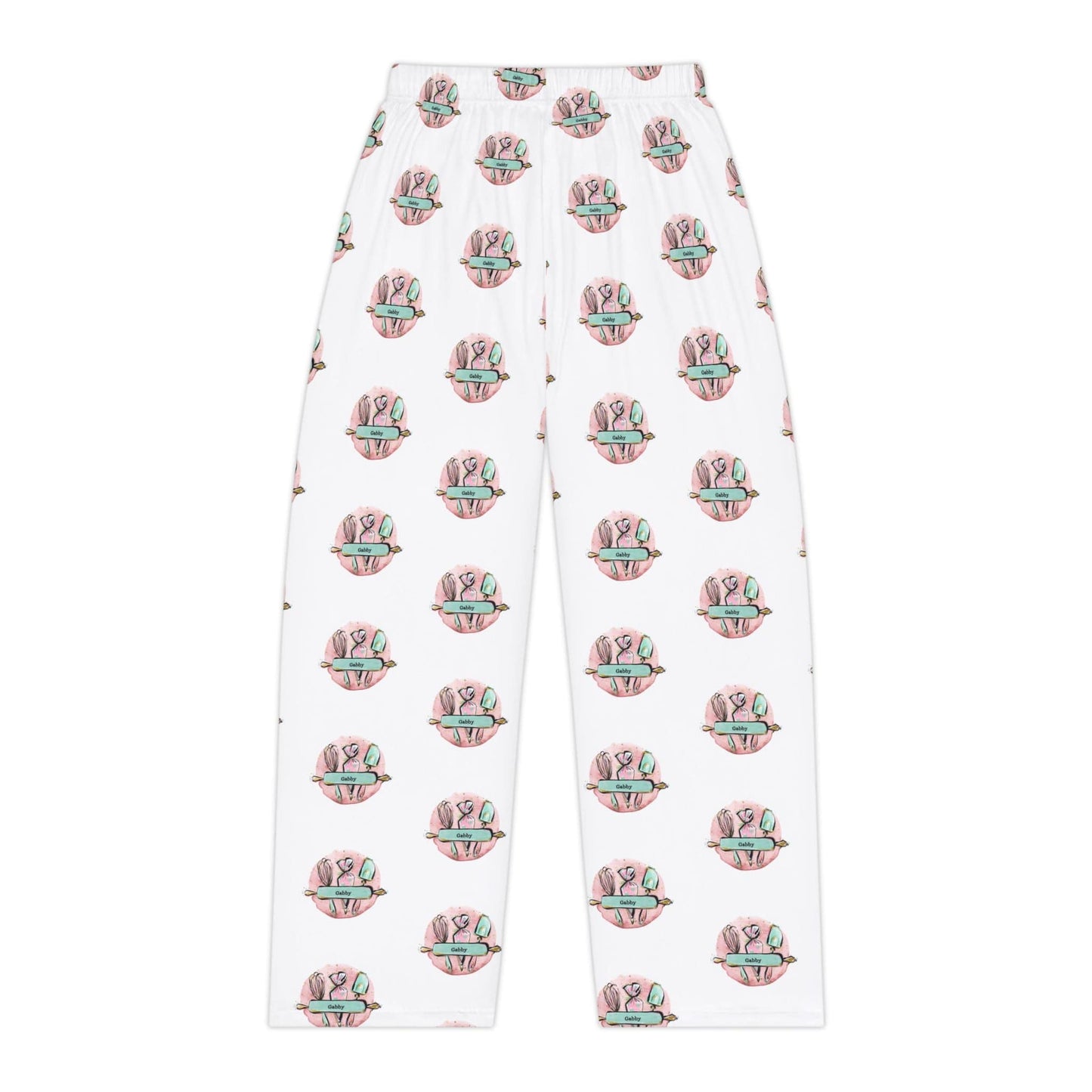 Pajamas Custom Baker's Pajama Pants, Women Chef PJ Pants, Personalized Baker Pajama Bottoms, Gift for Baker, Custom Baker Gift, Christmas Baker Gift