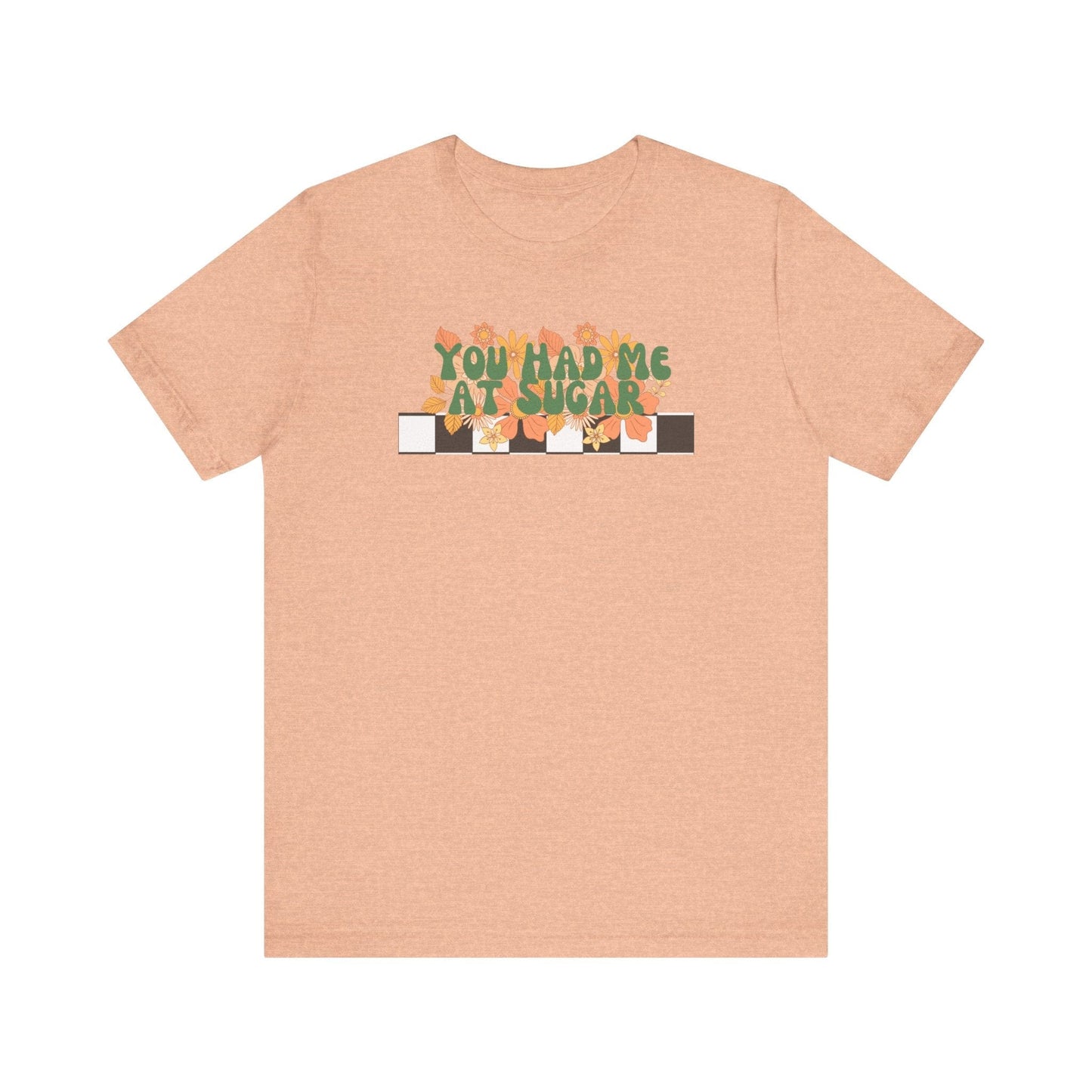 T-Shirt Heather Peach / XS Bakers Shirt, Funny Mom Shirt, Pastry Chef Shirt, Dessert T-Shirt, Tshirt Gift, Sugar Lover Tee Shirt, Kitchen Shirt, Retro Tee