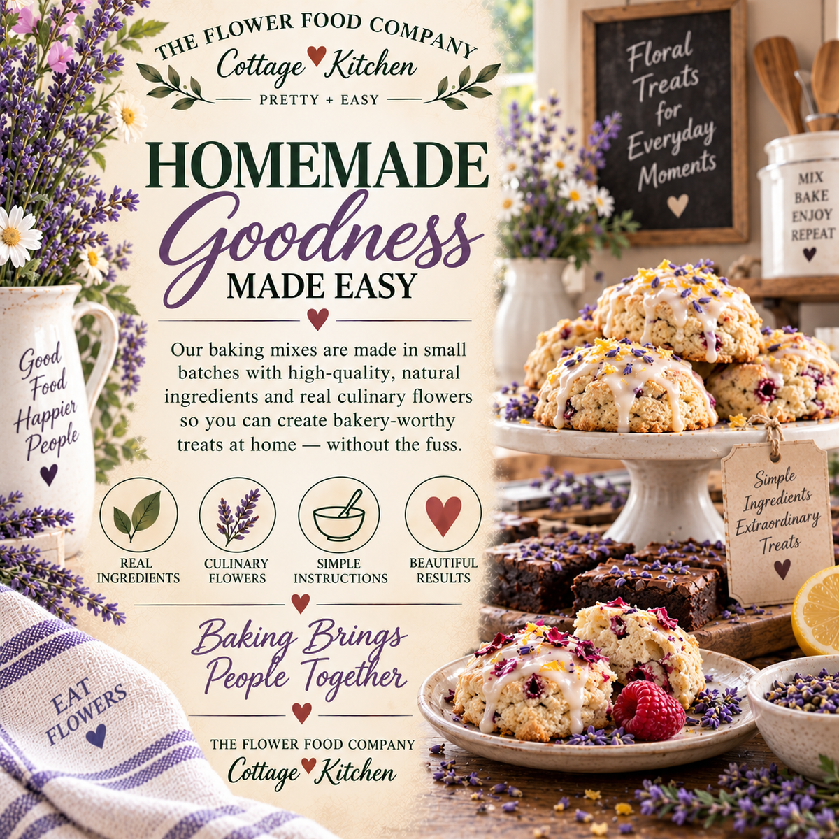 Buttery Lavender Biscuit Mix