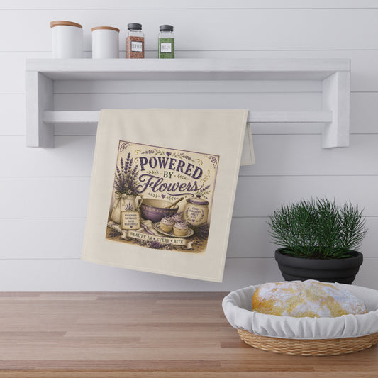 The Cottage Collection: Powered by Flowers Vintage Kitchen Flour Sack Towel