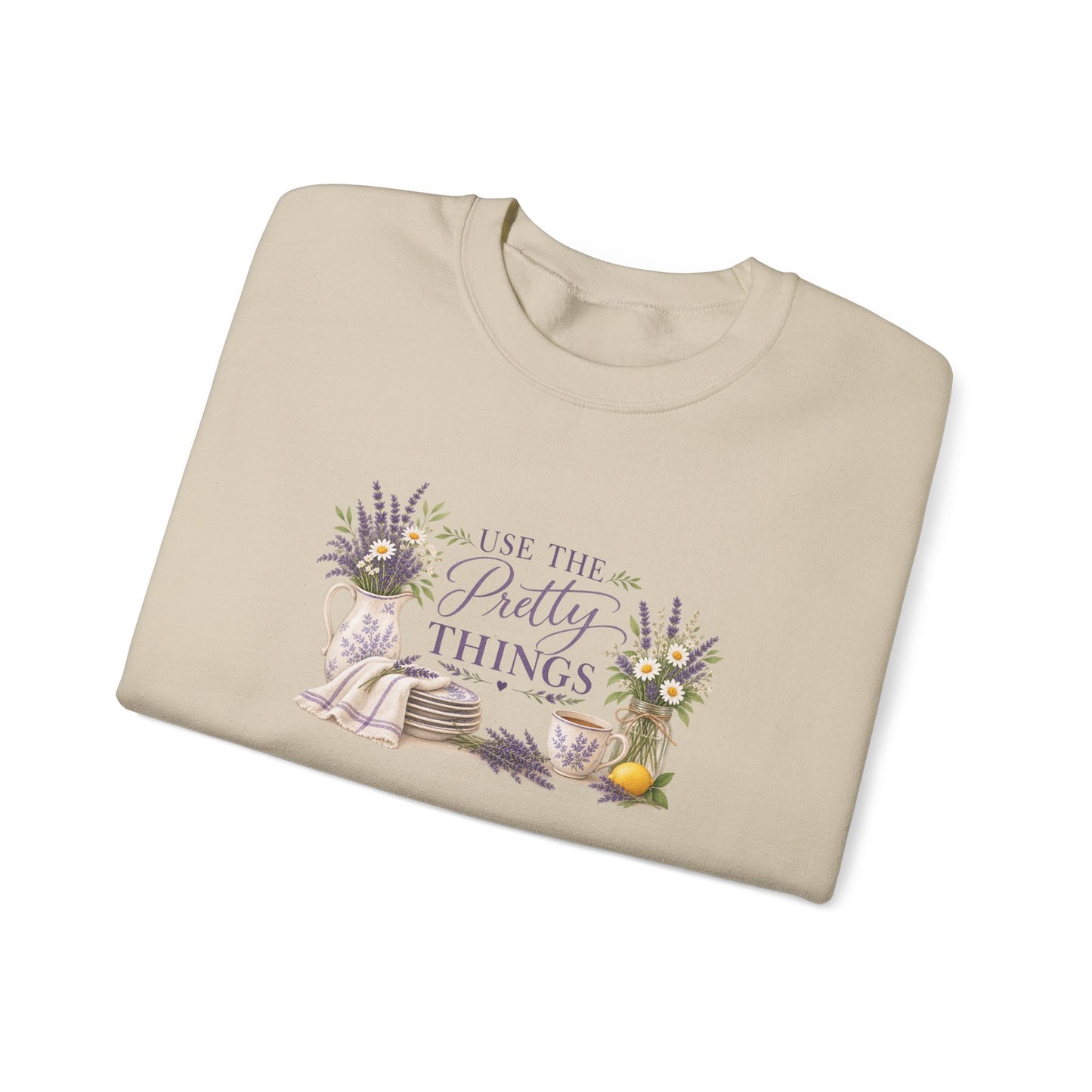 Use the Pretty Things Crewneck Sweatshirt
