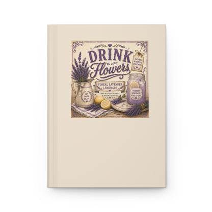 The Cottage Kitchen Collection: Drink Flowers Hardcover Recipe Book & Journal