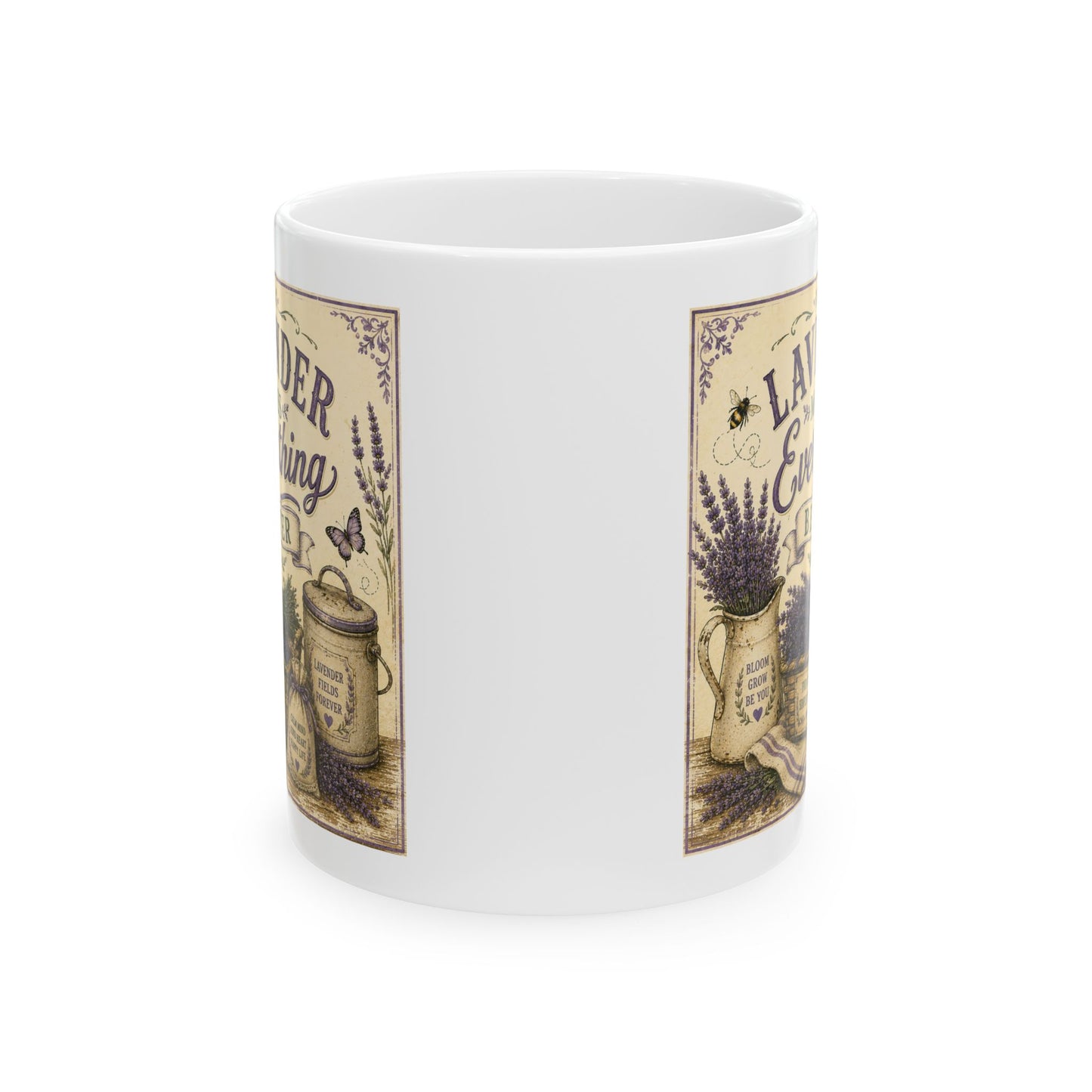 The Cottage Kitchen Collection: Lavender Makes Everything Better Coffee Cup (11oz, 15oz)