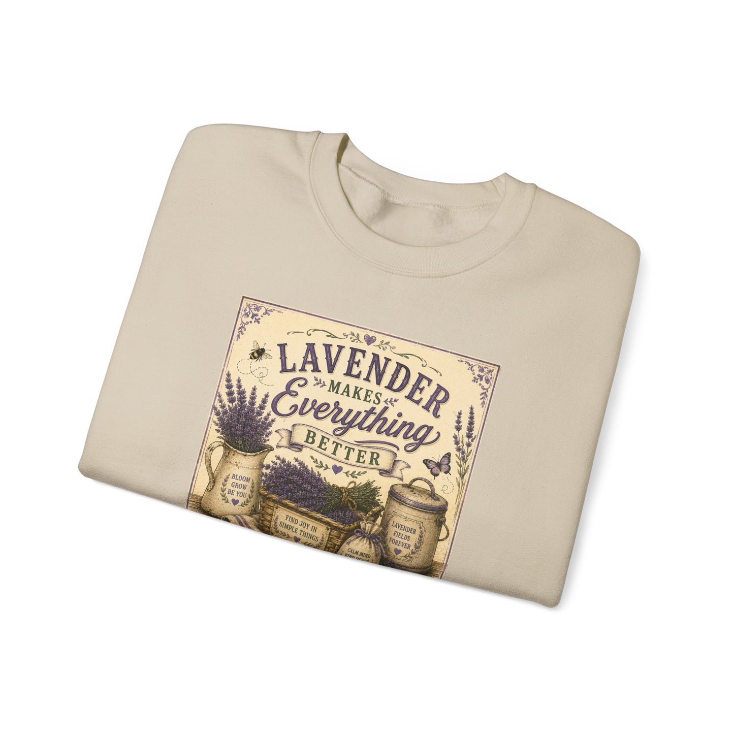 The Cottage Kitchen Collection: Lavender Makes Everything Better Crewneck Sweatshirt