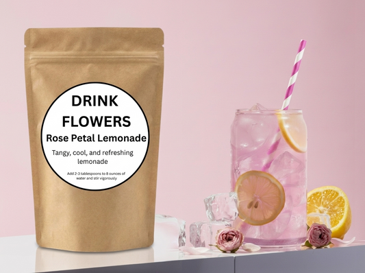Bulk Rose Petal Lemonade Mix (For Weddings, Parties, and Events)