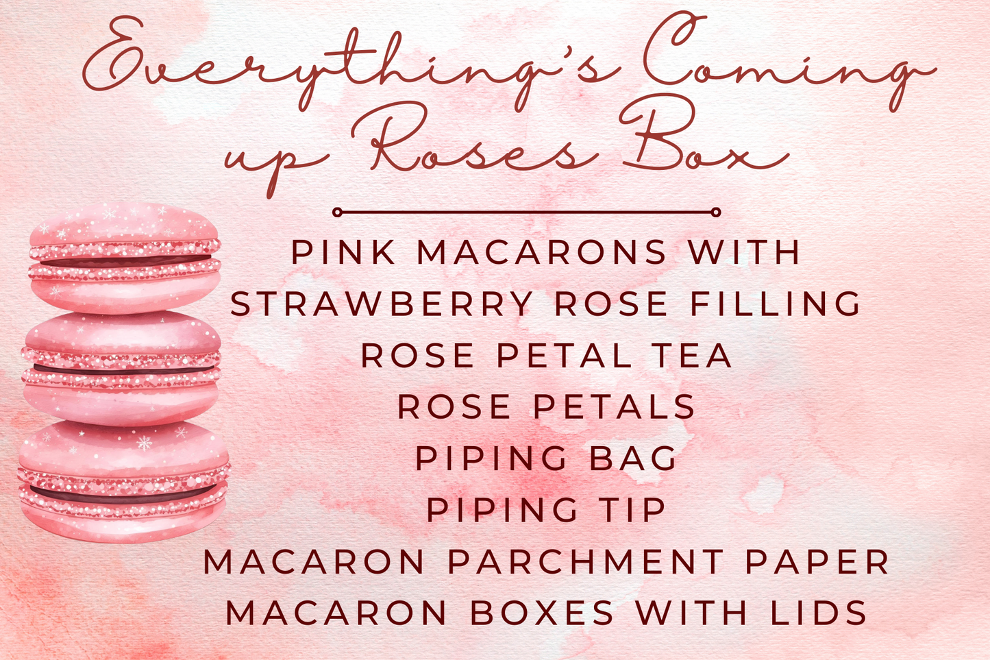 Floral Baking Subscription Box (With Edible Flowers)