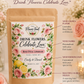 Personalized Floral Lemonade Wedding Favors