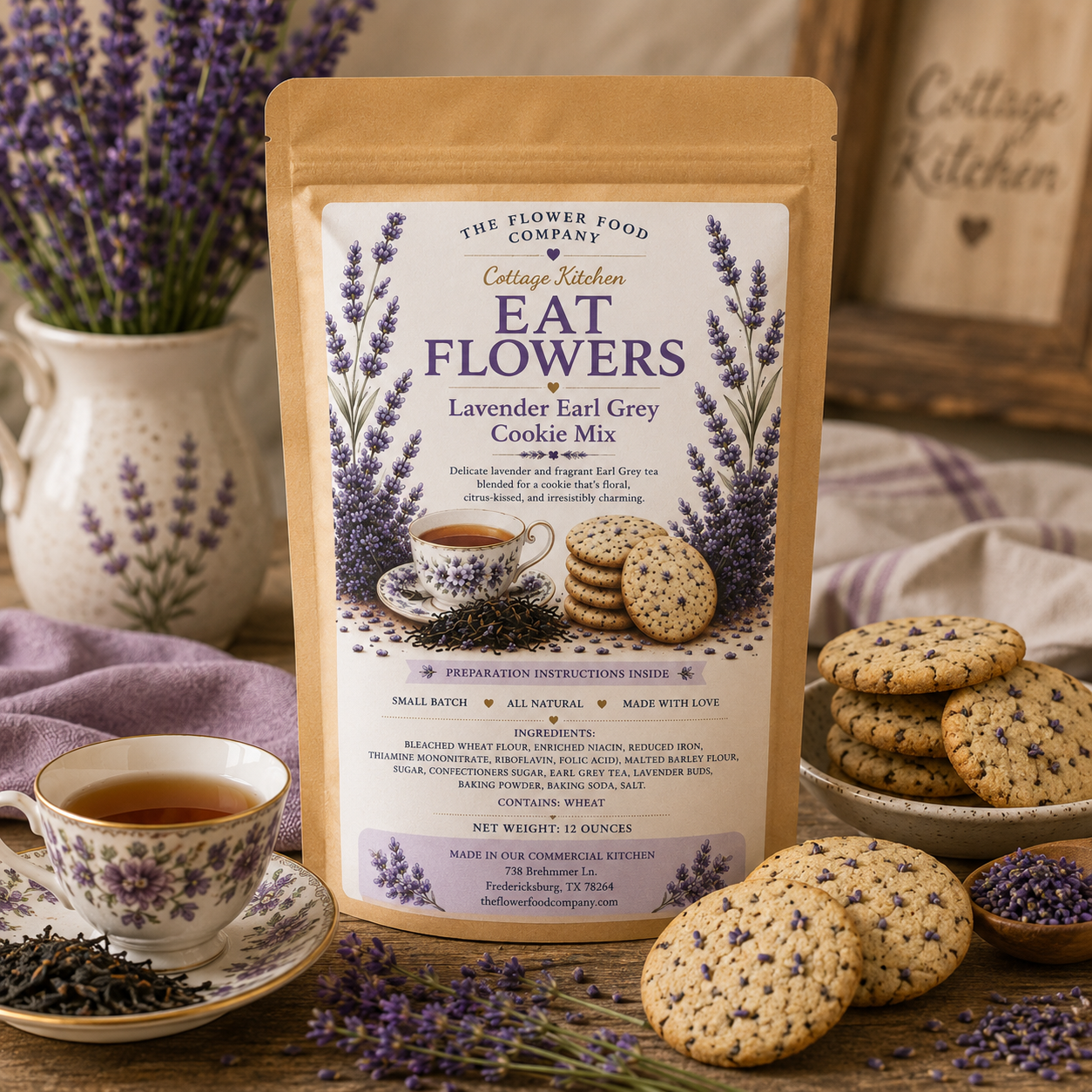 Lavender Earl Grey Cookie Mix