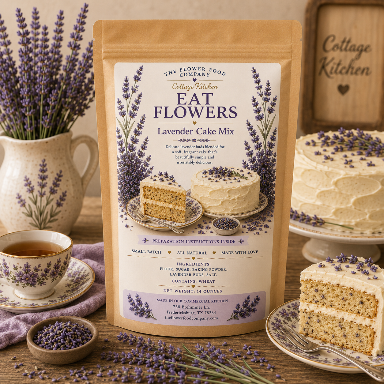 Lavender Cake Mix