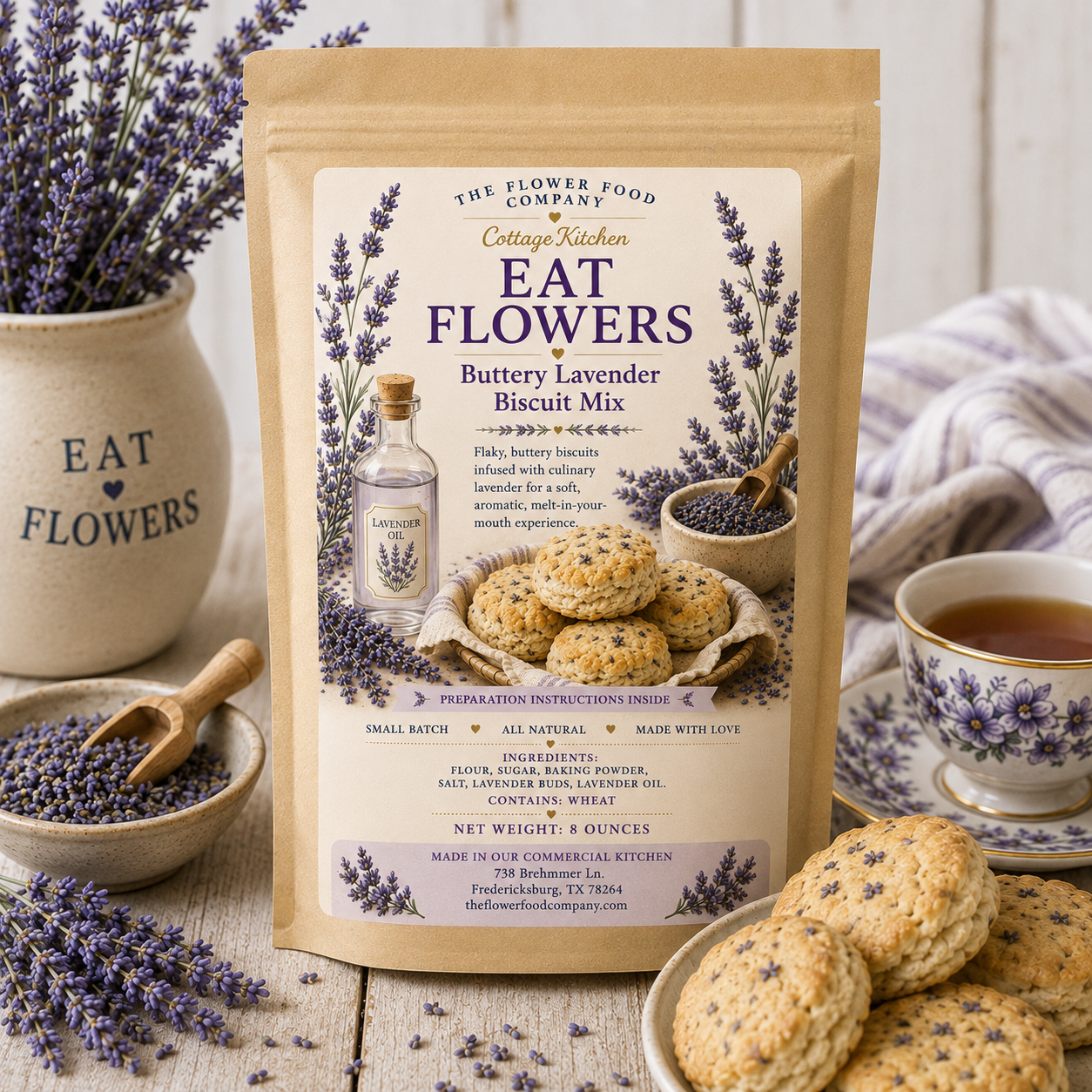 Buttery Lavender Biscuit Mix