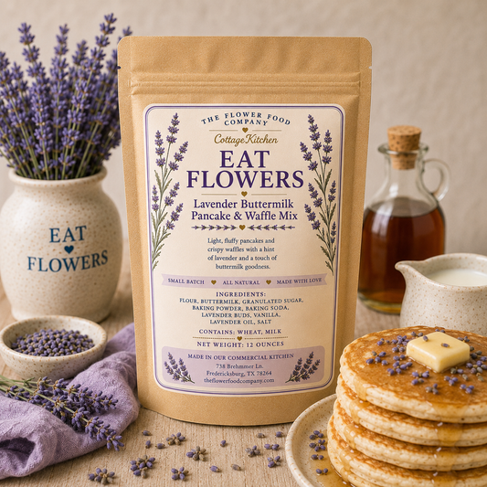Lavender Buttermilk Pancake and Waffle Mix - Makes approximately 30 pancakes • Free shipping