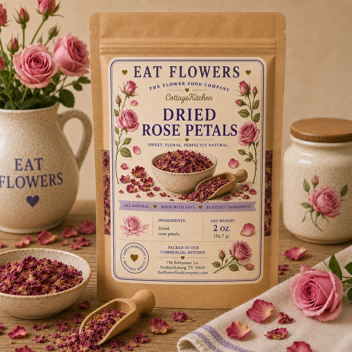 Dried Rose Petals