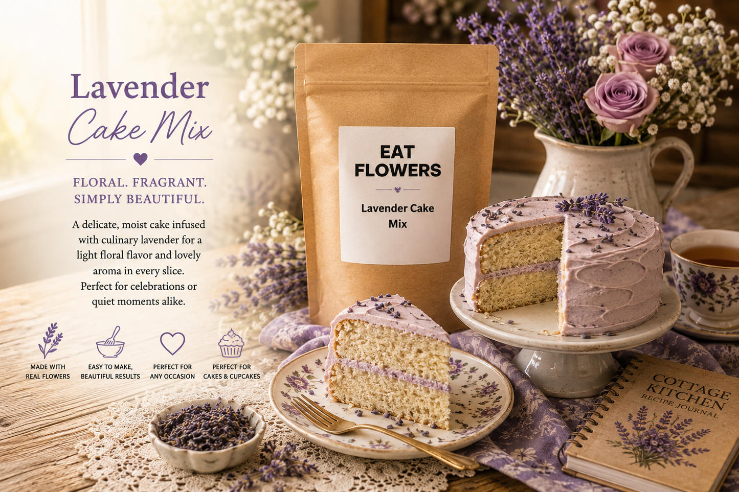 Lavender Cake Mix