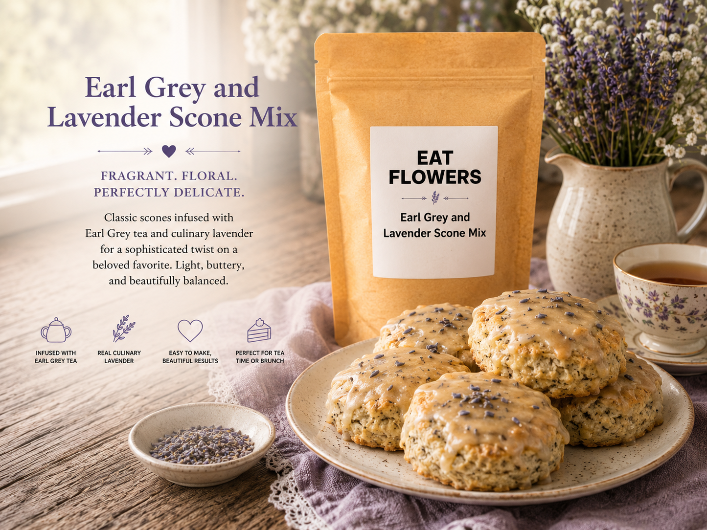 Earl Grey and Lavender Scone Mix