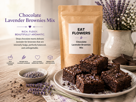 Chocolate Lavender Brownie Mix