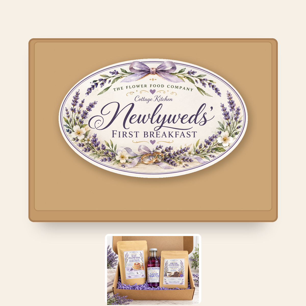 Lavender Breakfast Gift Box | Newlywed & Housewarming Gift