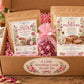 Rose Petal Tea & Cake Gift Set | Cottage Kitchen Floral Gift Box