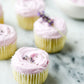 Cupcake mix Lemon Cupcakes with Lavender Frosting Mix