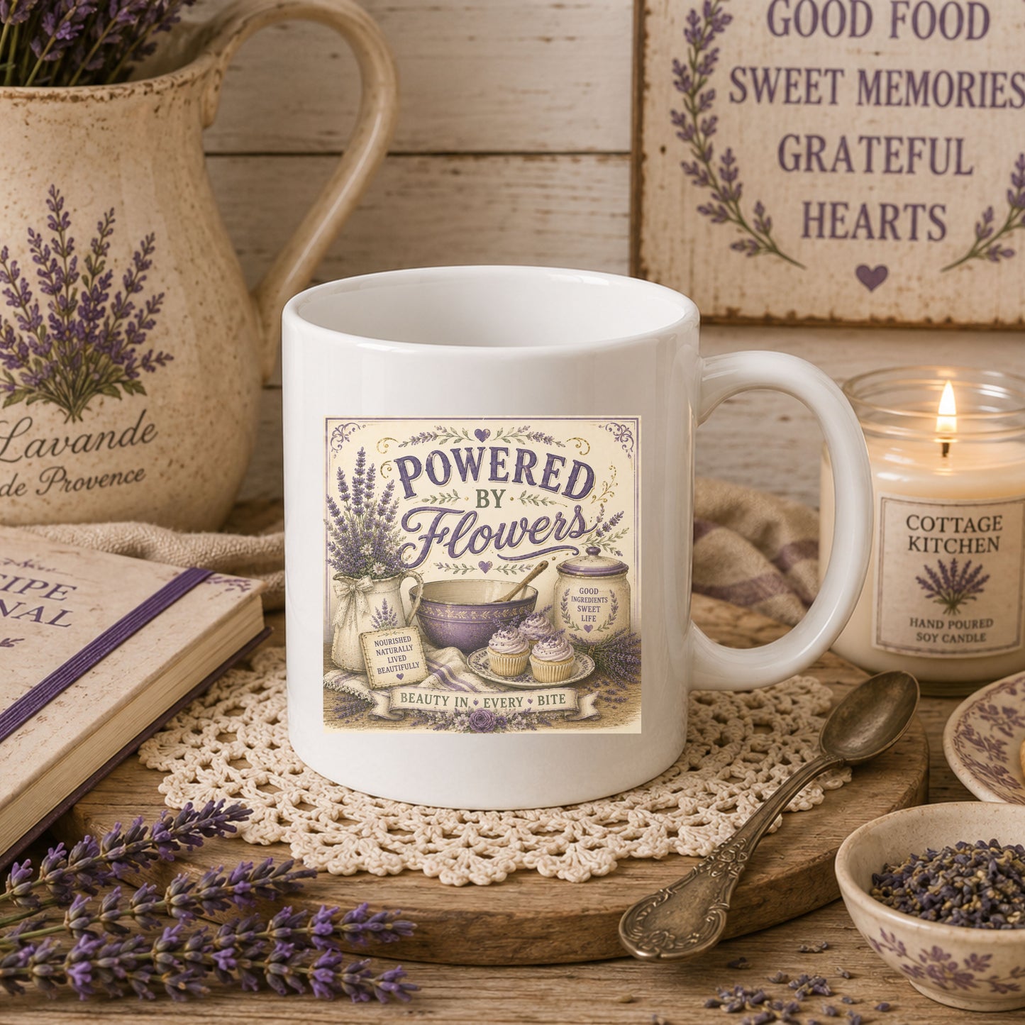 The Cottage Collection: Lavender Apothecary Mug