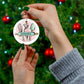 ornament Circle / One Size Custom Bakers Ornament, Personalized Christmas Ornament, Gift for Baker, Gift for Foodie, Tree Ornament for Baker, Mom Gift, Grandma Gift