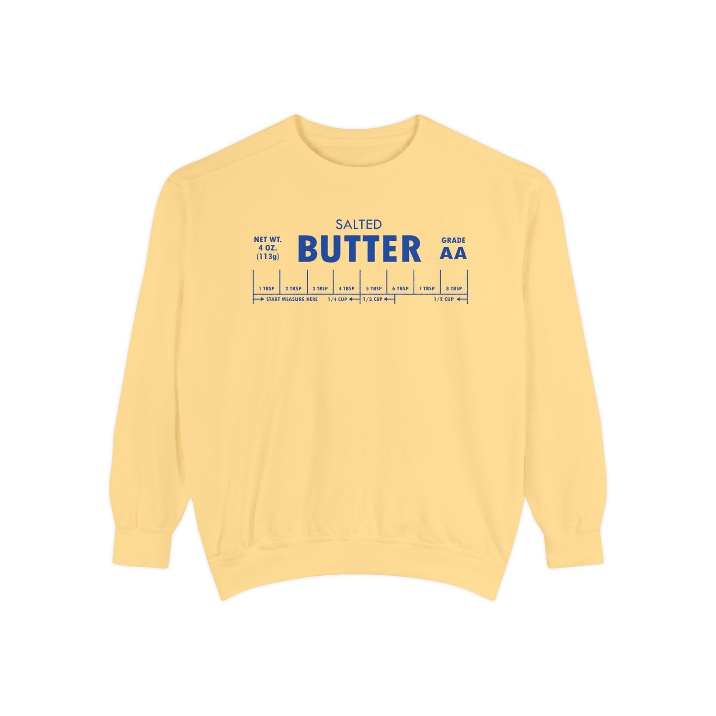 Sweatshirt Butter / S Butter Comfort Colors Sweatshirt, Bakers Sweatshirt, Butter Stick, Gift for Baker, Foodie Gift, Baking Butter Sweatshirt, Pastry Chef Shirt