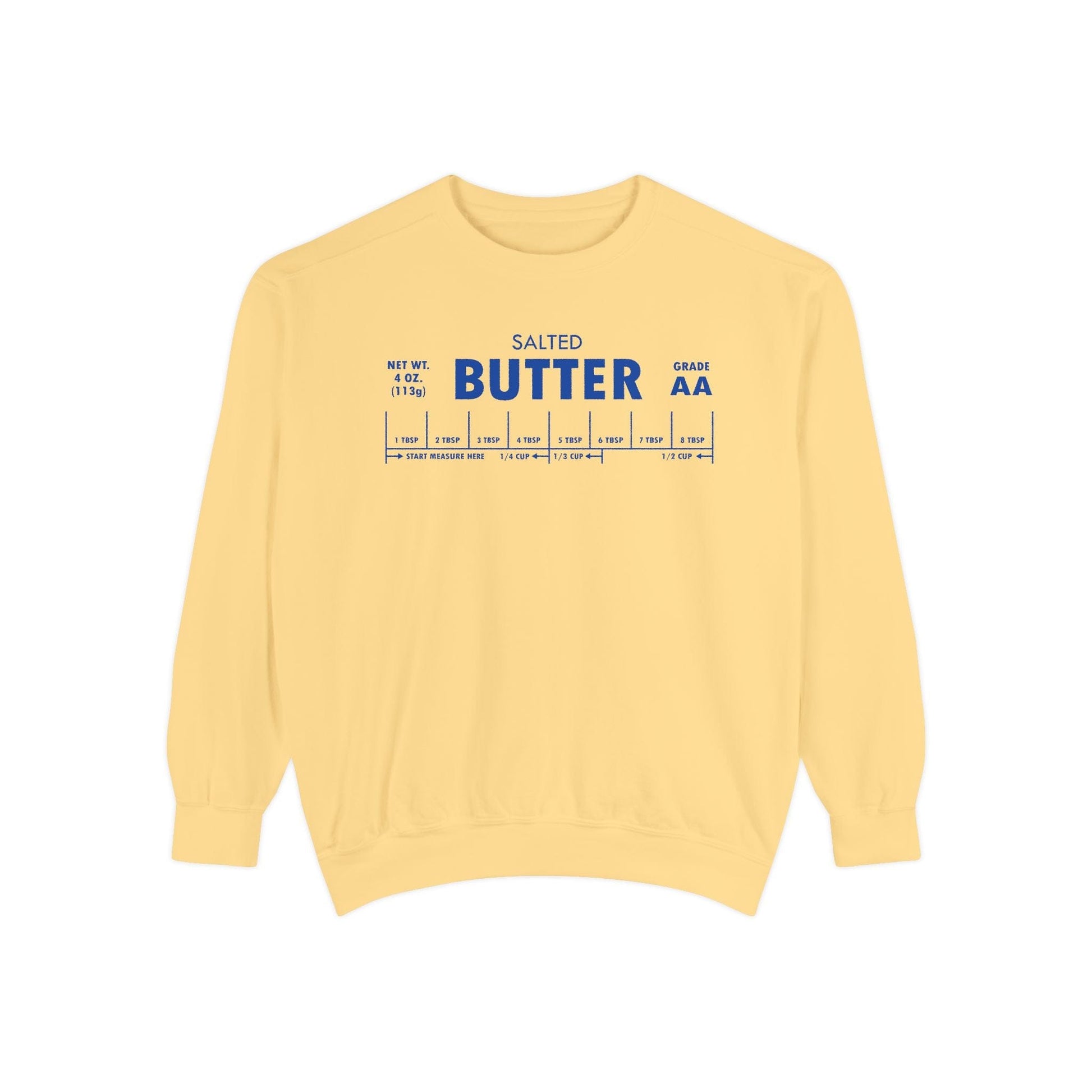 Sweatshirt Butter / S Butter Comfort Colors Sweatshirt, Bakers Sweatshirt, Butter Stick, Gift for Baker, Foodie Gift, Baking Butter Sweatshirt, Pastry Chef Shirt