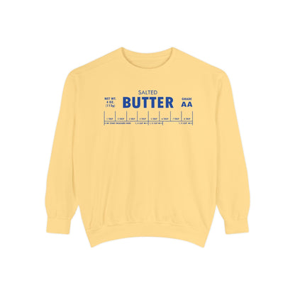 Sweatshirt Butter / S Butter Comfort Colors Sweatshirt, Bakers Sweatshirt, Butter Stick, Gift for Baker, Foodie Gift, Baking Butter Sweatshirt, Pastry Chef Shirt