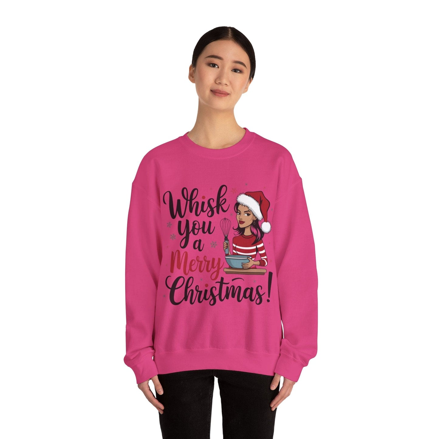 Sweatshirt Christmas Baker's Sweatshirt, Whisk You a Merry Sweater, Foodie Gift, Baking Lover Pullover, Holiday Bakers Shirt