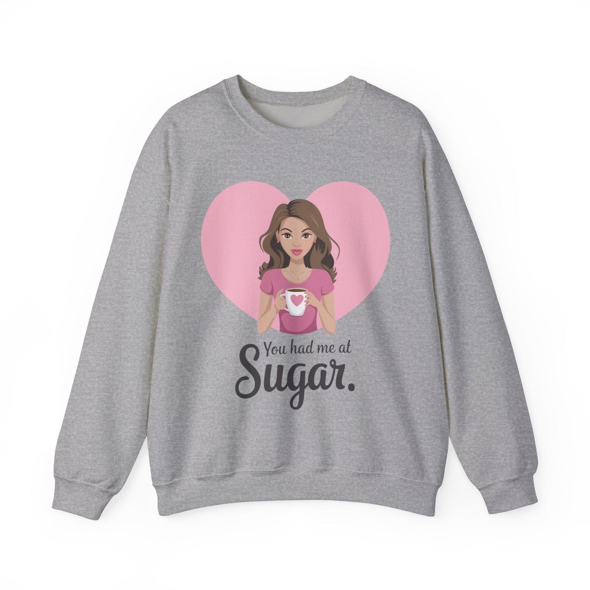 Sweatshirt S / Sport Grey Sugar Lover Sweatshirt, Baker's Shirt, Bakery Sweater, Gift for Baker, Mom Baker Shirt, Sugar Lover Gift