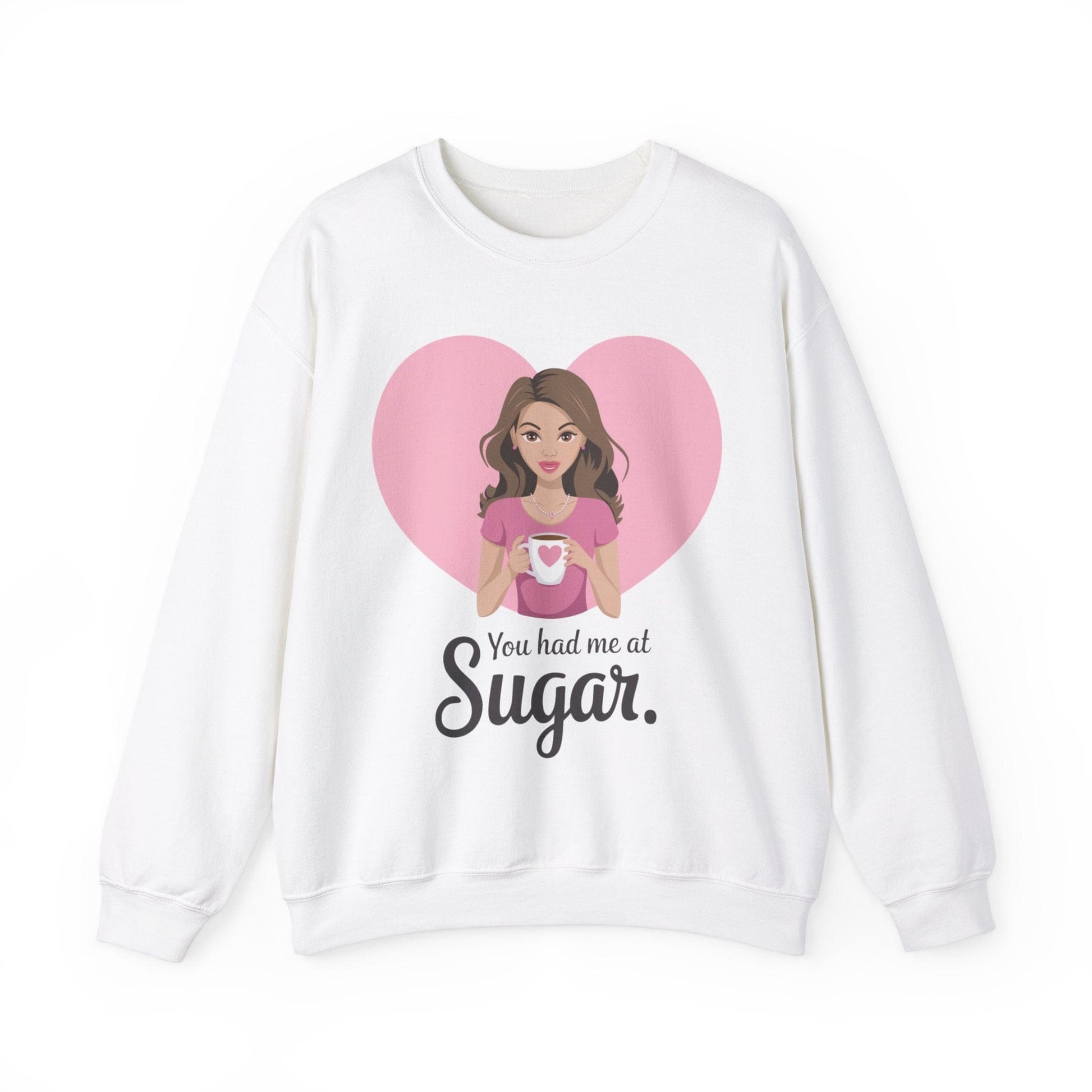 Sweatshirt S / White Sugar Lover Sweatshirt, Baker's Shirt, Bakery Sweater, Gift for Baker, Mom Baker Shirt, Sugar Lover Gift