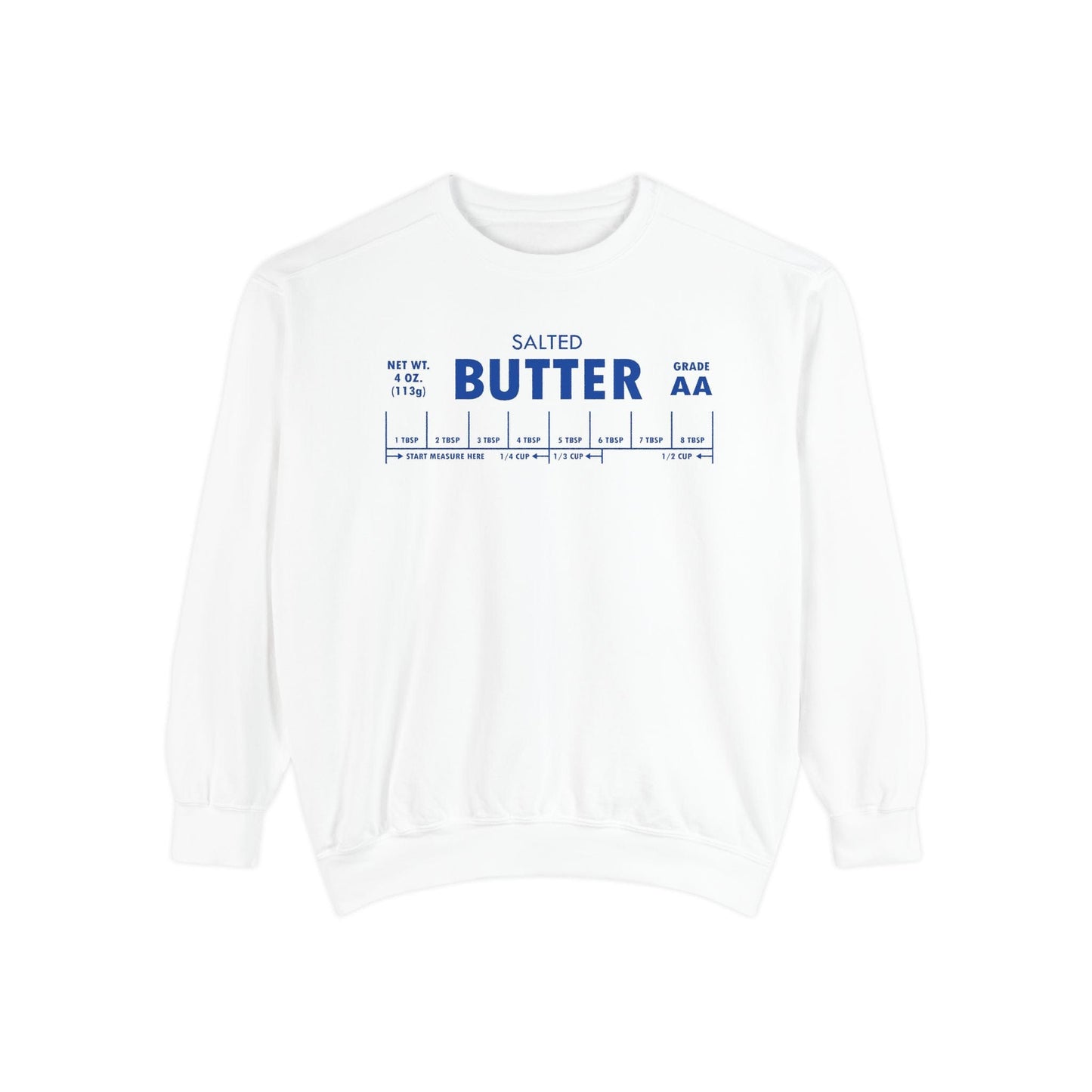 Sweatshirt White / S Butter Comfort Colors Sweatshirt, Bakers Sweatshirt, Butter Stick, Gift for Baker, Foodie Gift, Baking Butter Sweatshirt, Pastry Chef Shirt