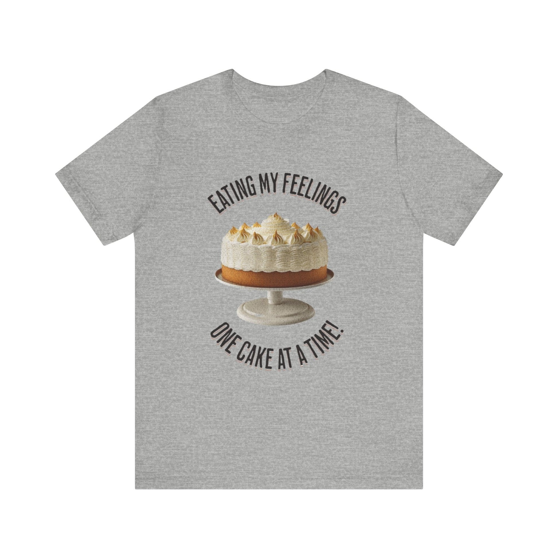 T-Shirt Athletic Heather / S Funny Cake Shirt, Baker's Shirt, Foodie Shirt,  Cake Lover Shirt, Bakery Shirts, Gift for Baker, Baking Shirt, Baking Lover Tee, Baker Gifts