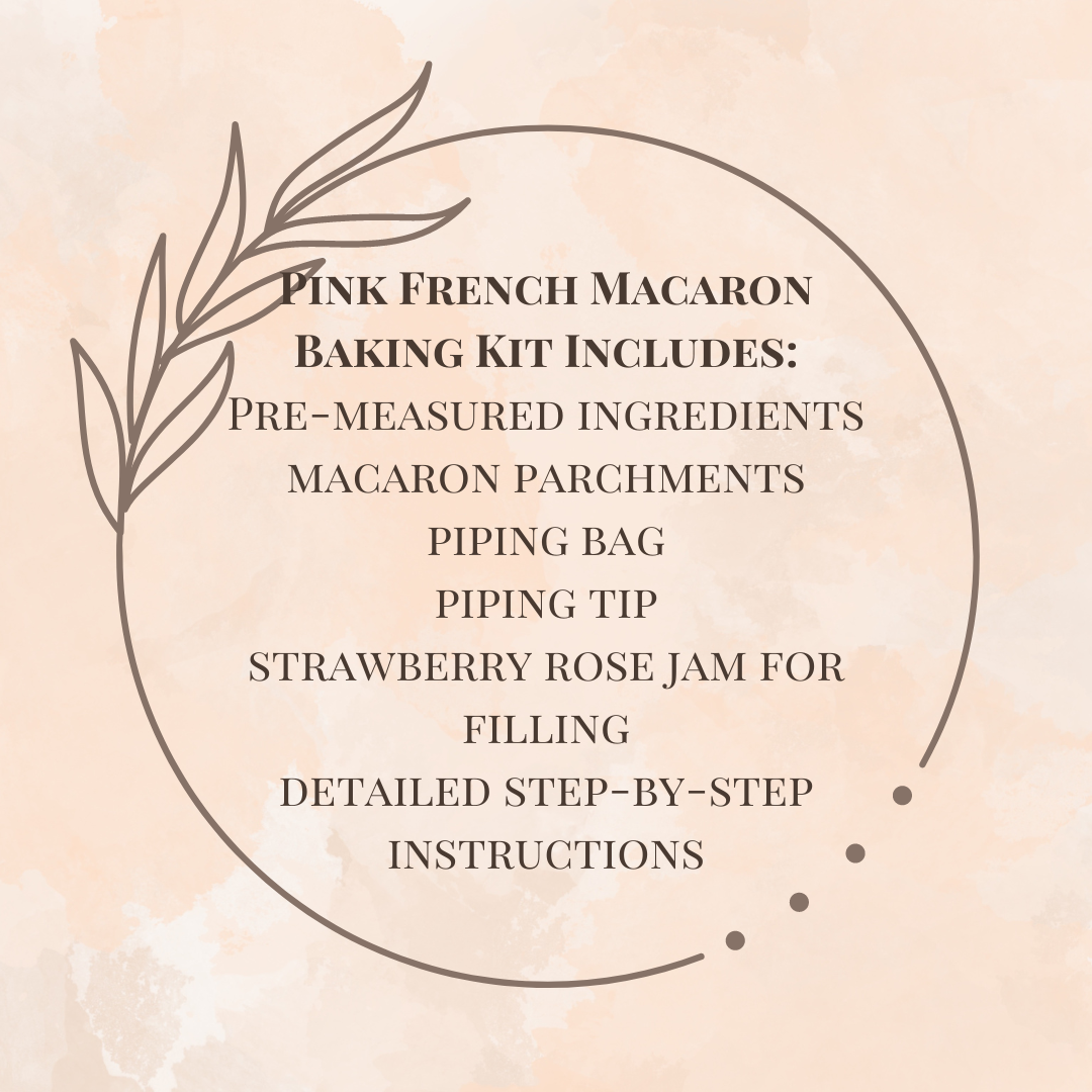 DIY Pink French Macaron Baking Kit