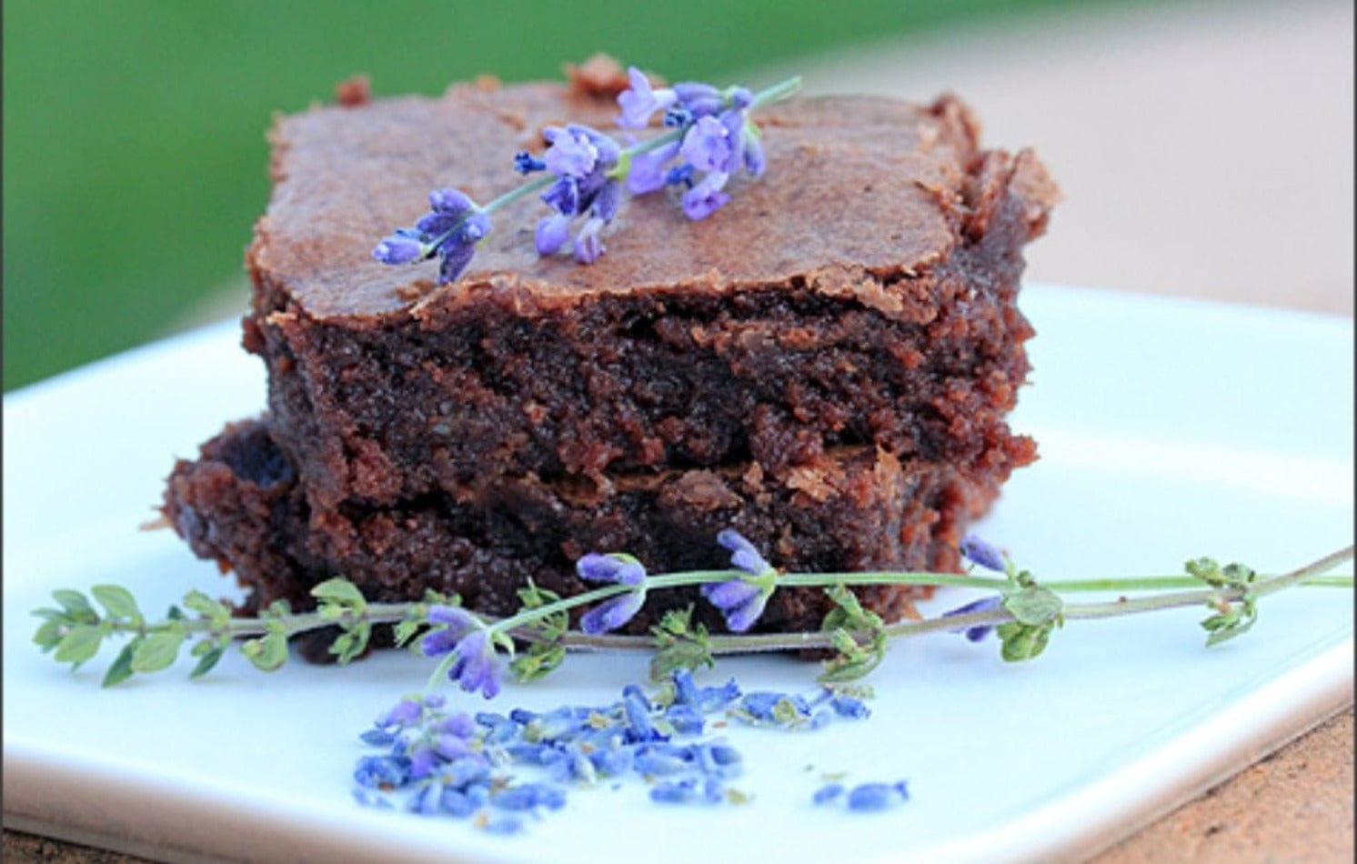 Chocolate lavender baking mix Chocolate Lavender Brownie Mix