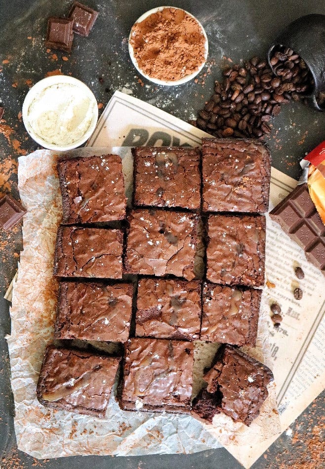 Chocolate lavender baking mix Chocolate Lavender Brownie Mix